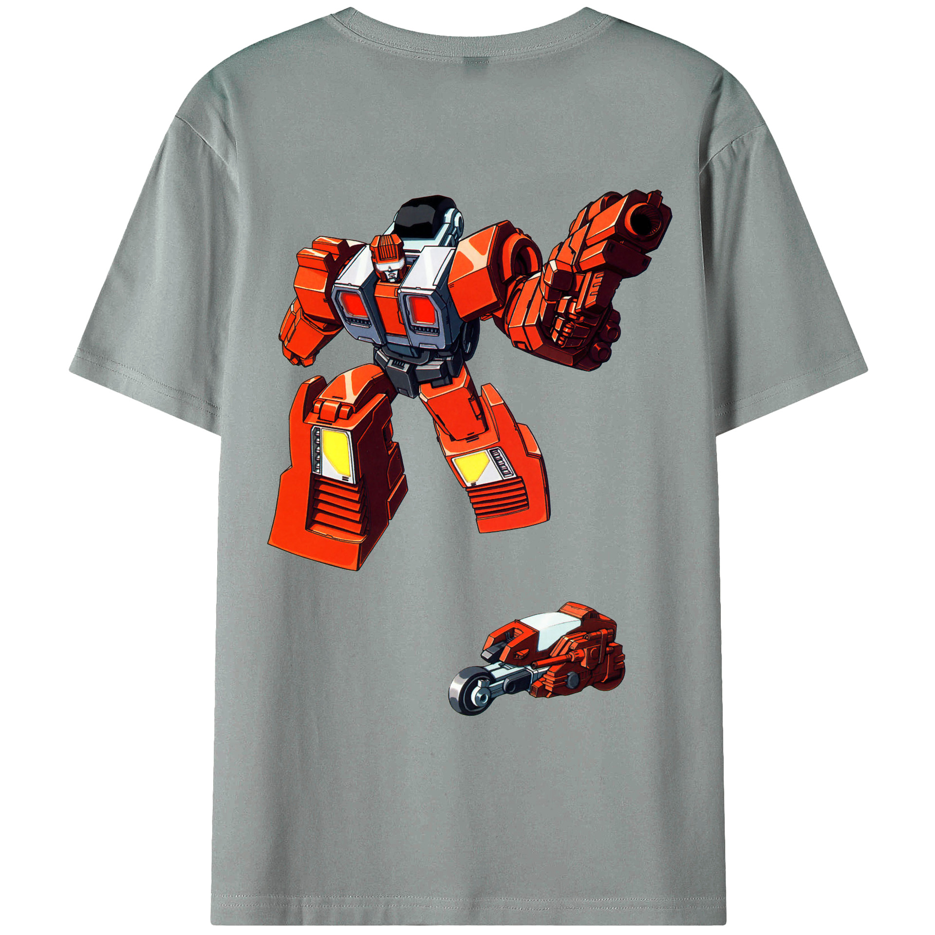 （画像用）  綿100％ メンズ半袖Tシャツ（バックプリント） 通気性